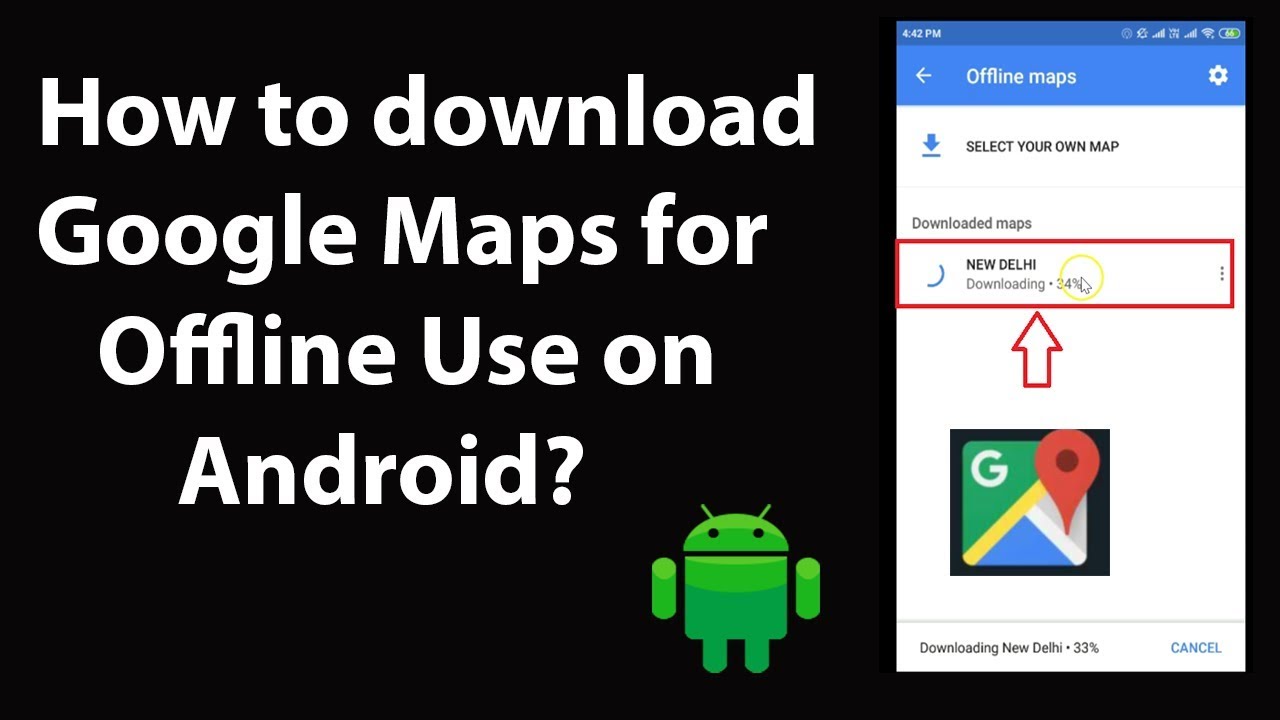 Free download google map for android offline